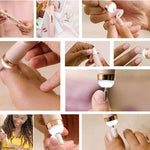 Lima de uñas eléctrica con cabezales